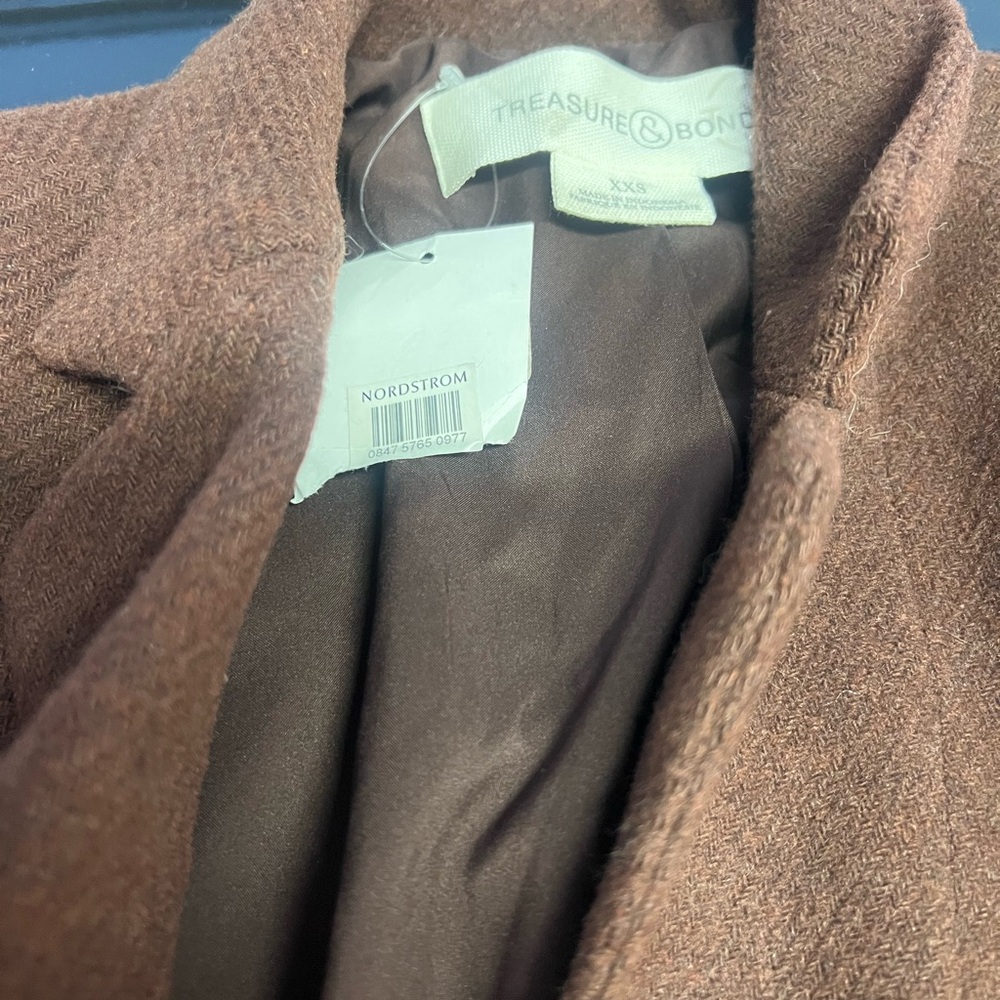 Treasure & Bond Chestnut Jacket